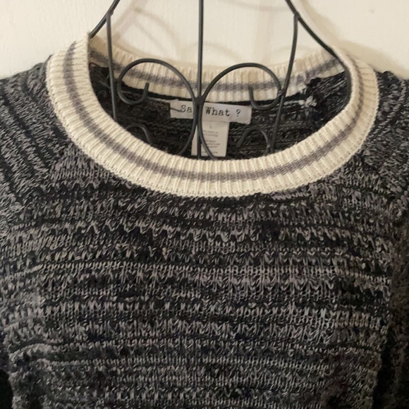 Long sleeve crop sweater - Picture 4 of 4